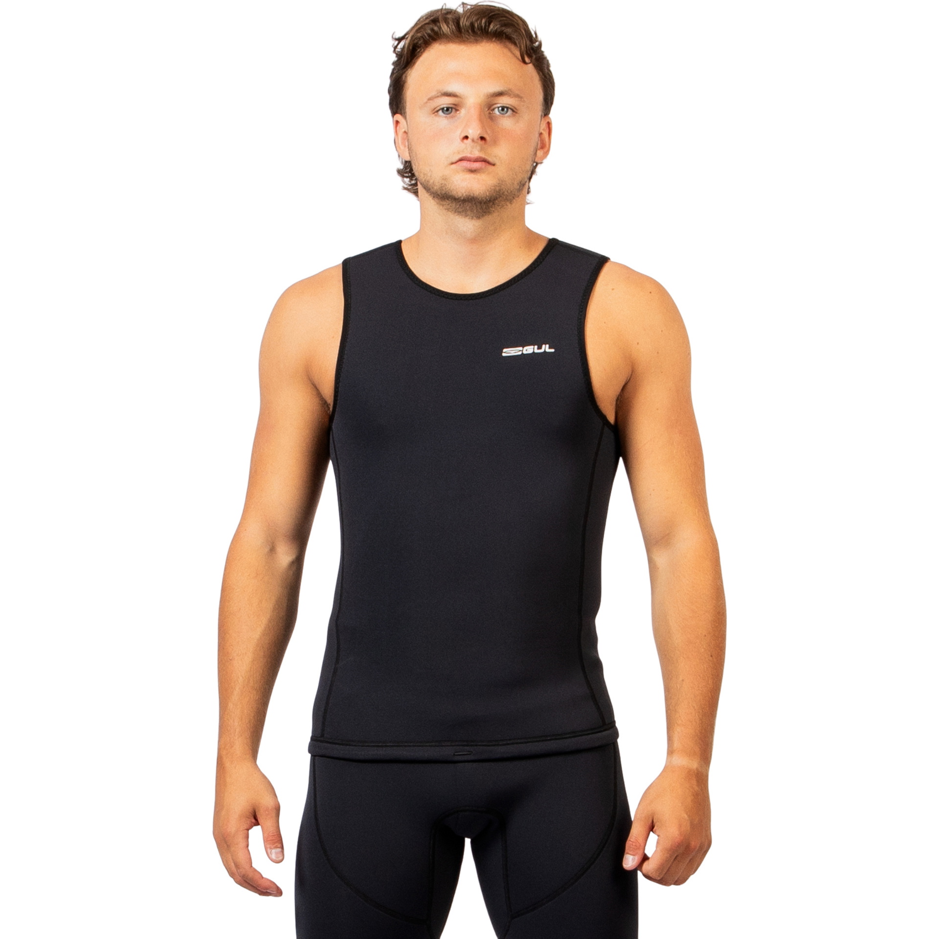 2026 Gul Mens Response Natur 1mm Thermal Vest RE7302-BKBK - Black